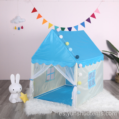 Carpa de princesa interior portátil para juegos para niños